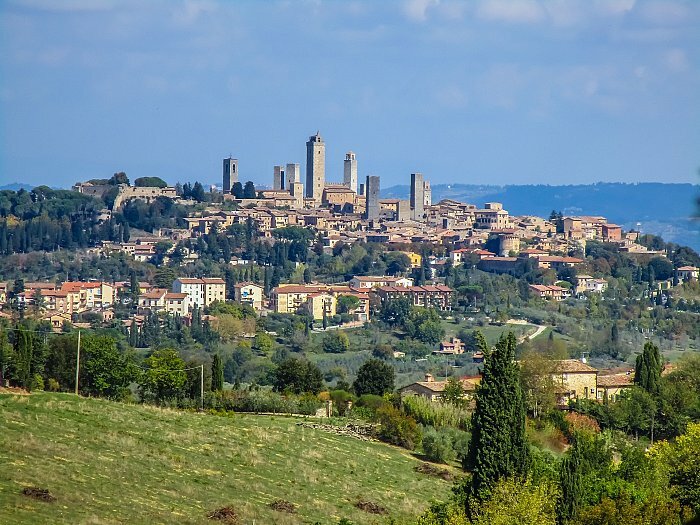 Chianti region and San Gimignano